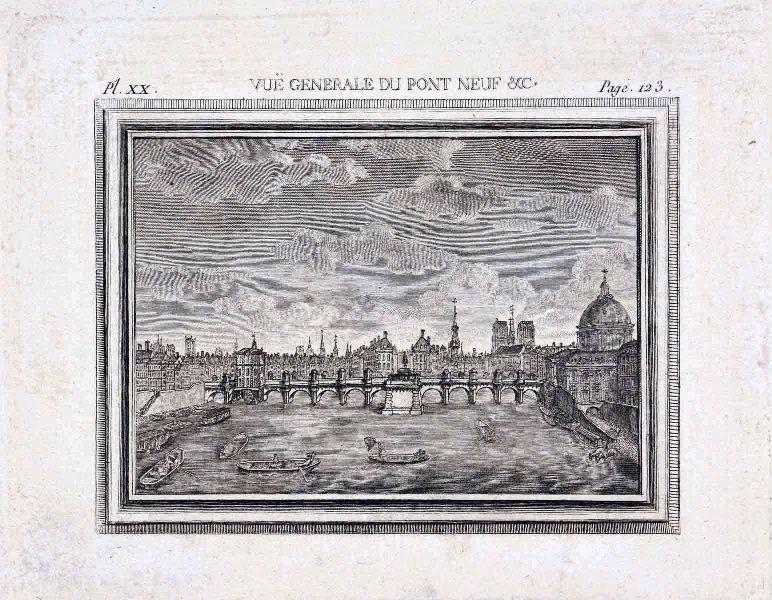 Le Pont-Neuf et la pointe de l'île de la Cité, François Nicolas Martinet, 2e moitié 18e siècle