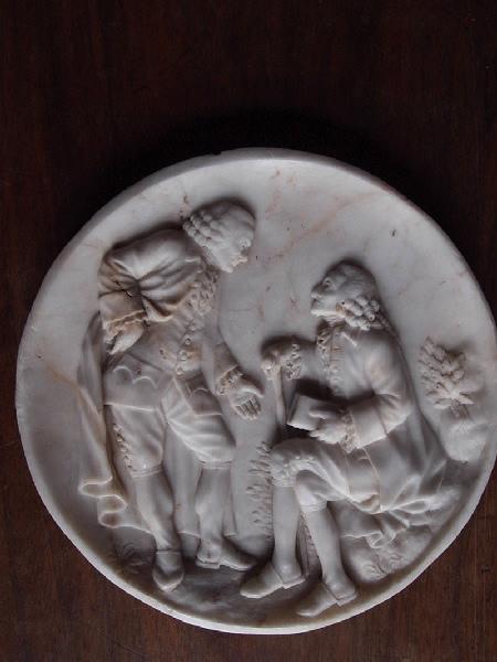 Voltaire et Rousseau, Claude Antoine Rosset, 1790 vers