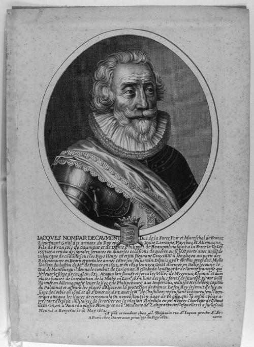 Jacques Nompar de Caumont, duc de la Force, Louis Boissevin, 1652