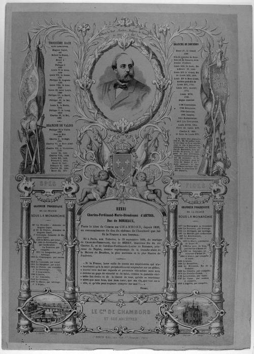 Le comte de Chambord et ses ancêtres, Garnier, 1871