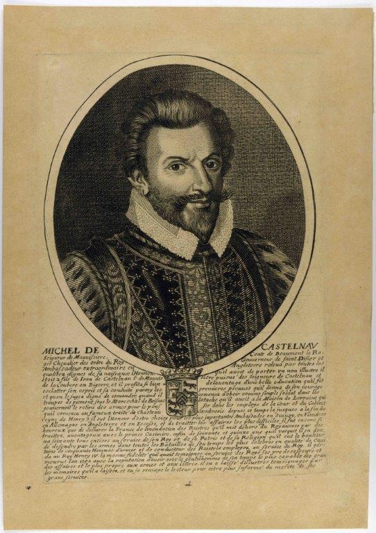 Michel de Castelneau en buste, Louis Boissevin, 1652