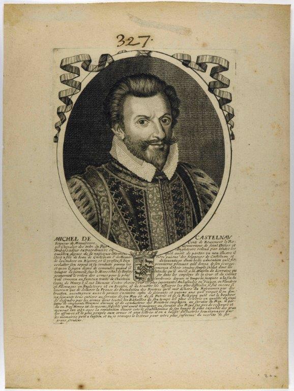 Michel de Castelneau en buste, Louis Boissevin, 1652