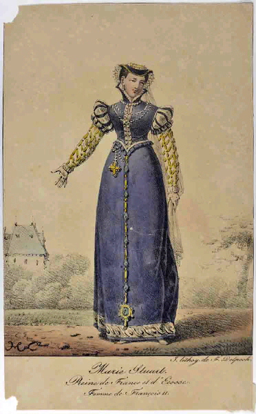 Marie Stuart reine de France et d'Ecosse (titre inscrit), François Séraphin Delpech, 1828-1830