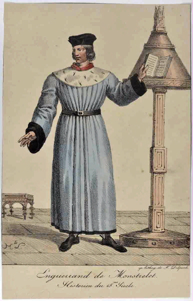 Enguerrand de Monstrelet (titre inscrit), François Séraphin Delpech, 1820