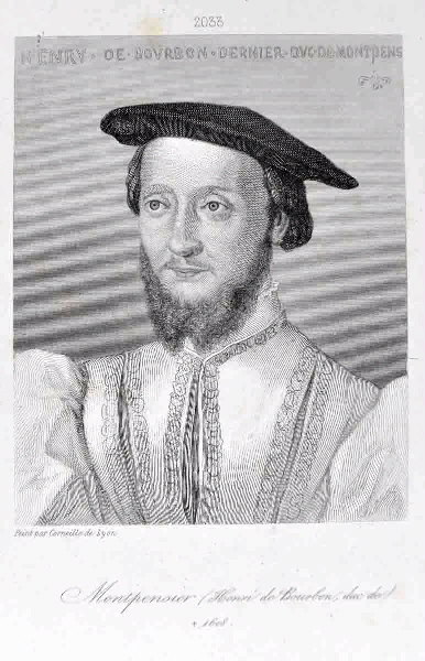 Henri de Bourbon, duc de Montpensier, Corneille de Lyon, 2e quart 19e siècle