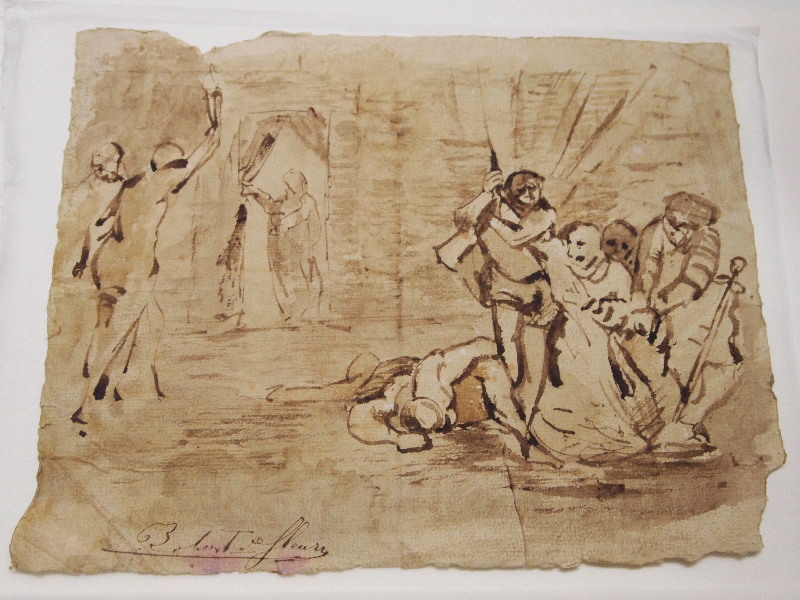 Scène de la Saint-Barthélemy, Joseph Nicolas Robert-Fleury, 1833