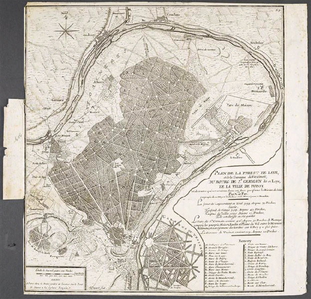 Plan de la Forêt de St Germain en Laye_0
