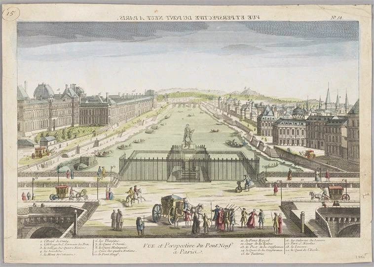 Paris- Le Pont- Neuf, François-Jacques Dequevauviller