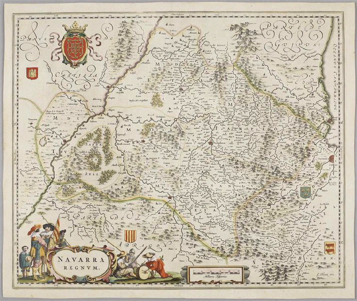 Royaume de Navarre, Willem Jansz Blaeu, 1650