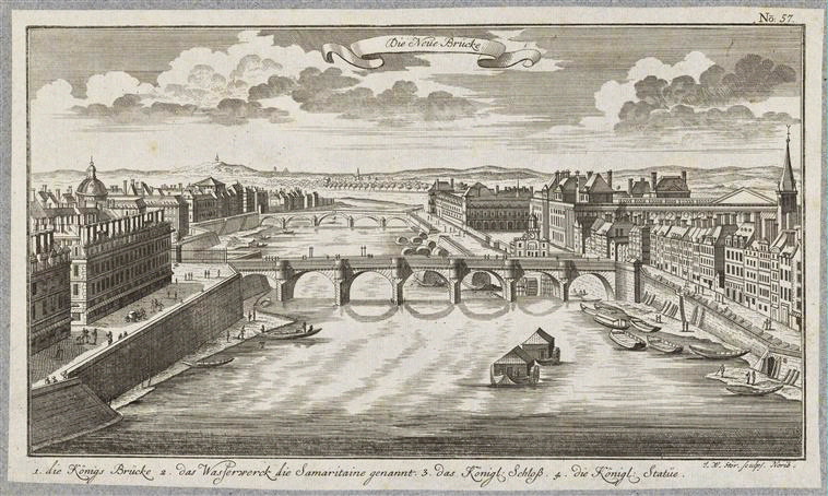 Vue du Pont Neuf, Johann Wilhelm Stör