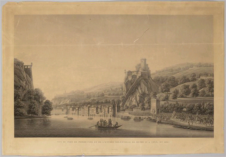 Entrée de Henri IV à Lyon en 1595 _0