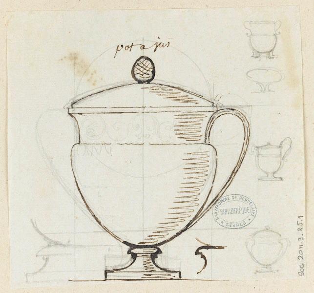 Pot à jus, Manufacture de Sèvres, 2e moitié 18e siècle