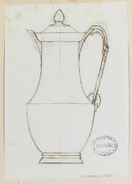Pot à eau, Manufacture de Sèvres, 18e siècle