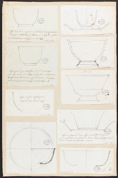 Tasses, Manufacture de Sèvres, 2e moitié 18e siècle, 1er quart 19e siècle