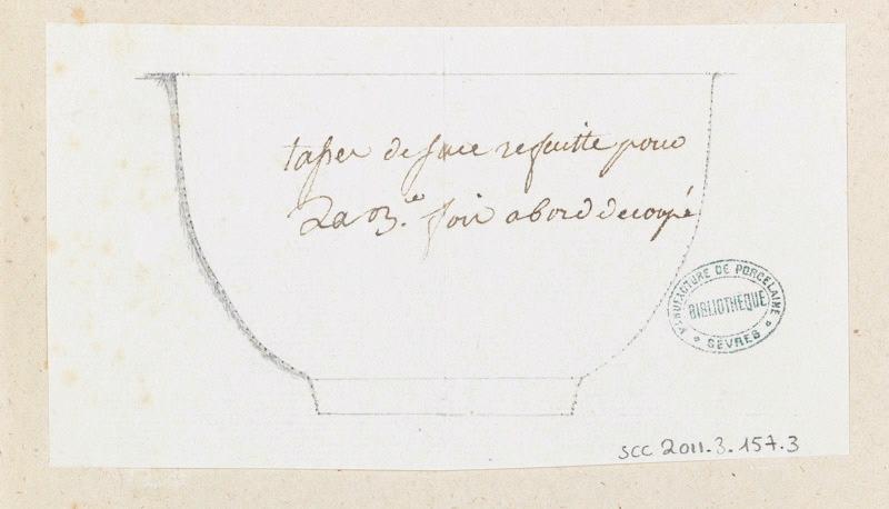 Tasse Saxe, Manufacture de Sèvres, 18e siècle