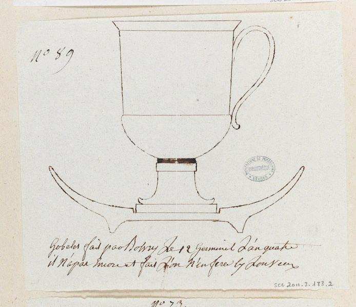 Tasse (titre factice) ; Gobelet Bolvry, Charles-François Bolvry, 1796