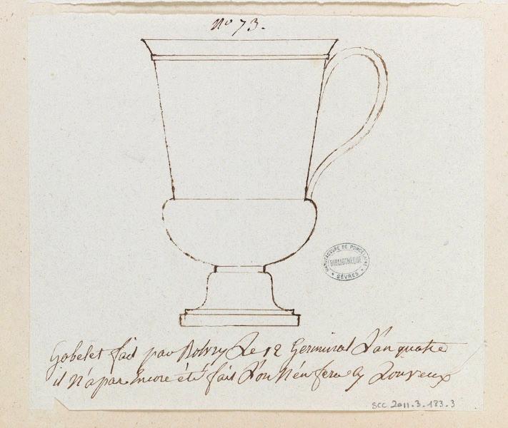 Tasse (titre factice) ; Gobelet Bolvry, Charles-François Bolvry, 1796
