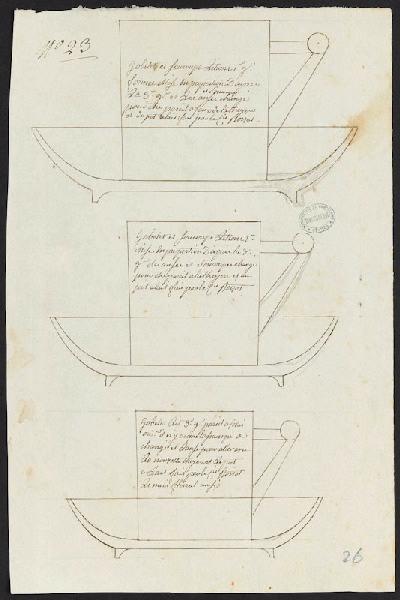 Tasses Litron, Louis-Simon Boizot, 1798