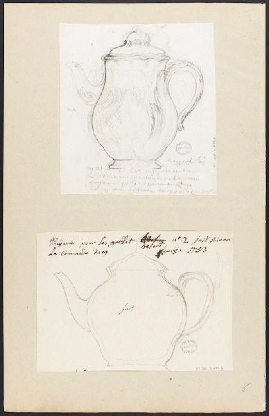 Théières, Manufacture de Sèvres, 2e moitié 18e siècle