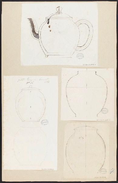 Théières, Manufacture de Sèvres, 2e moitié 18e siècle