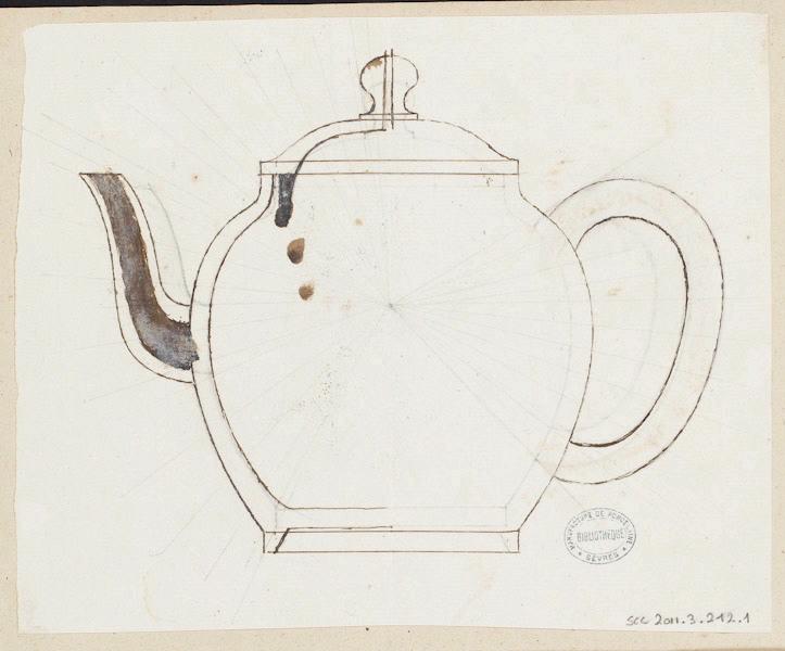 Théière, Manufacture de Sèvres, 18e siècle