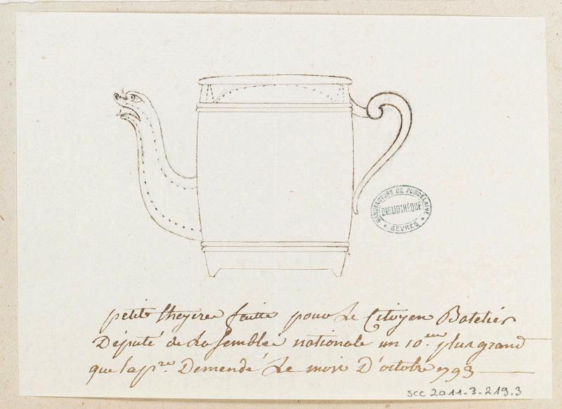 Théière, Manufacture de Sèvres, 1793