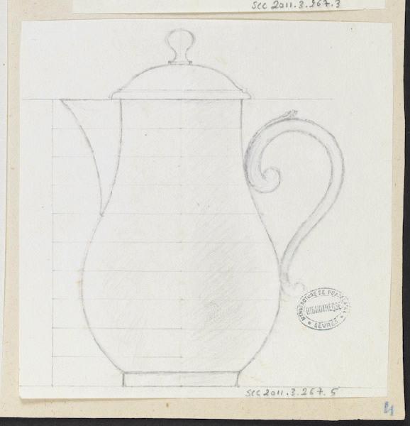 Pot à lait, Manufacture de Sèvres, 4e quart 18e siècle