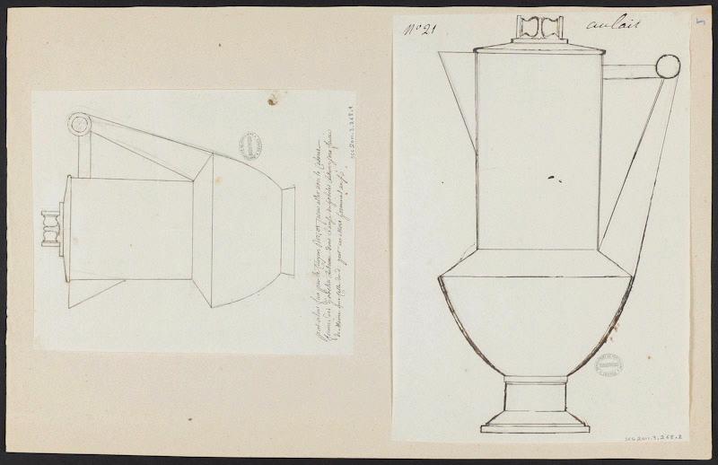 Pots à lait Boizot, Louis-Simon Boizot, 4e quart 18e siècle