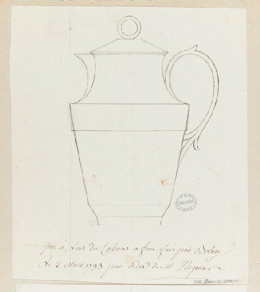Pot à lait Bolvry à frise, Charles-François Bolvry, 1793