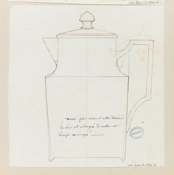 Pot à lait Bolvry à frise, Charles-François Bolvry, 4e quart 18e siècle