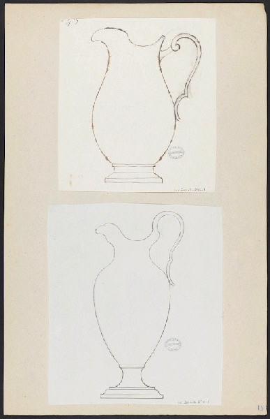 Pots à lait, Manufacture de Sèvres, 4e quart 18e siècle