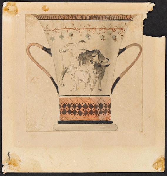Pour la laiterie de Rambouillet : Gobelet, Jean-Jacques Lagrenée