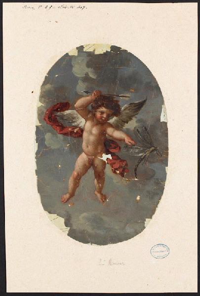 Elément décoratif : Amour, Jean-Jacques Lagrenée