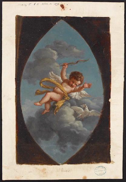 Elément décoratif : Amour, Jean-Jacques Lagrenée