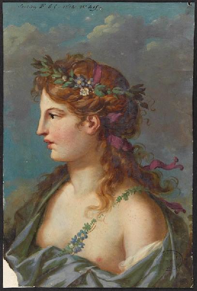 Flore ; Muse, Jean-Jacques Lagrenée