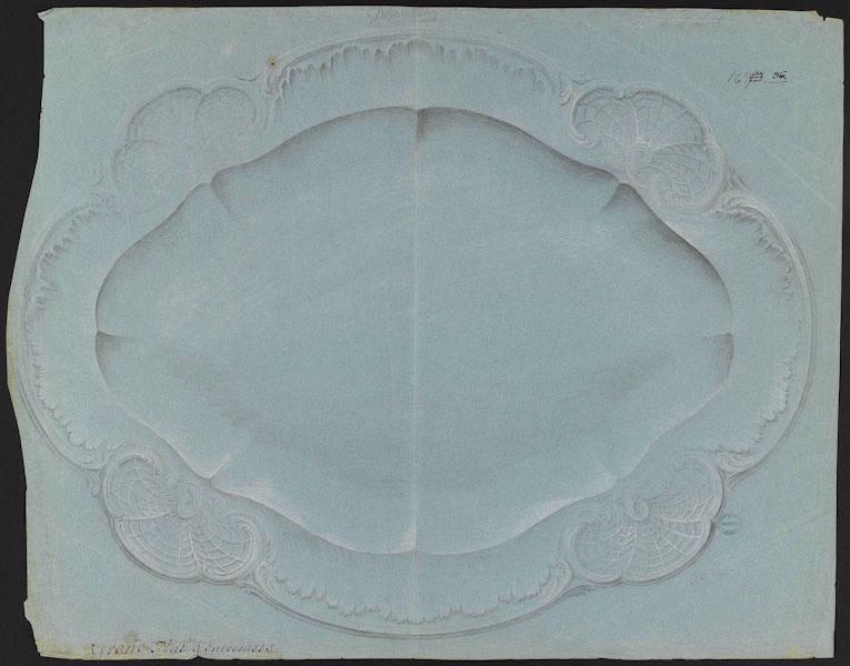 Plat d'entremets, Jean-Claude Duplessis, 1752
