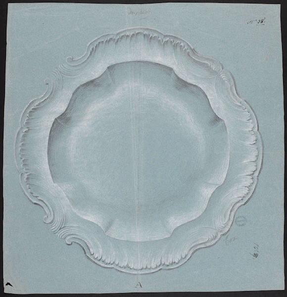 Plat ovale du roi, Jean-Claude Duplessis, 1751,1755