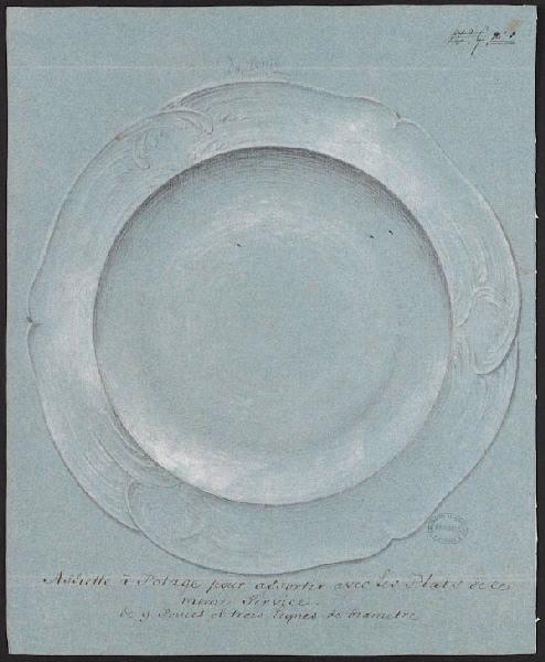 assiette, Jean-Claude Duplessis, 3e quart 18e siècle
