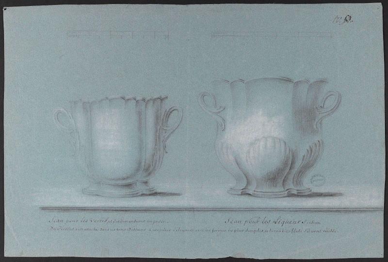 Seaux à rafraîchir du Roy, Jean-Claude Duplessis, 1752