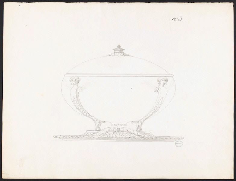 Légumier et plateau, Jean-Claude Duplessis, 3e quart 18e siècle