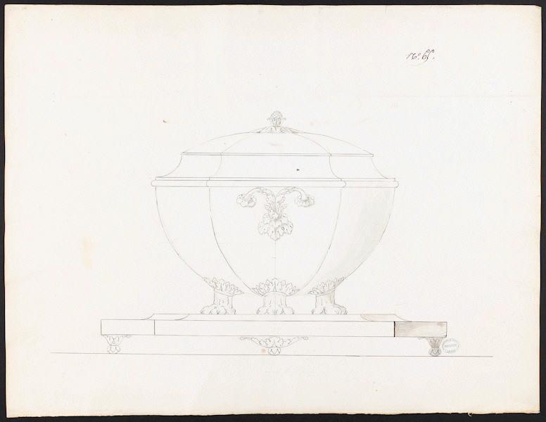 Légumier et plateau, Jean-Claude Duplessis, 3e quart 18e siècle