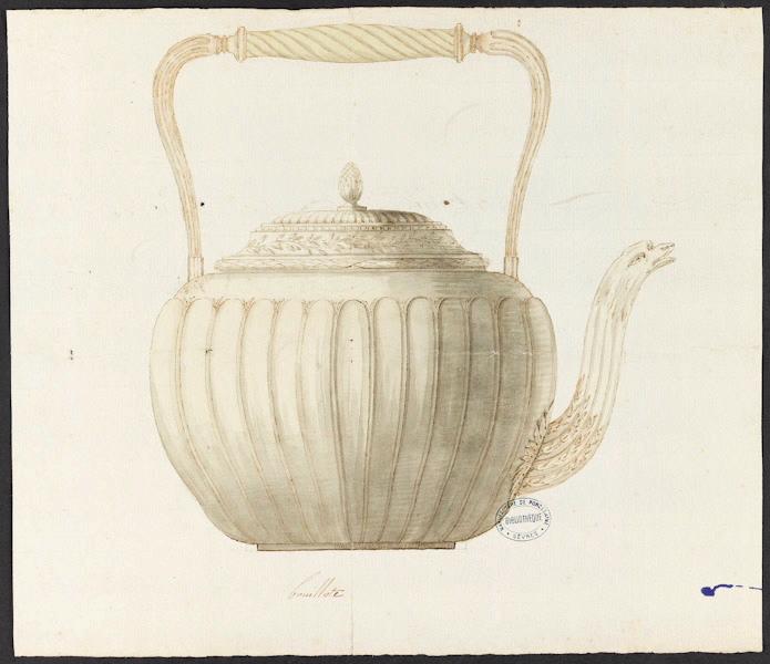 Théière, Jean-Claude Duplessis, 3e quart 18e siècle