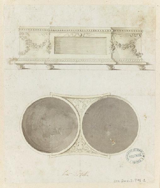 Bout de table, Jean-Claude Duplessis, 3e quart 18e siècle