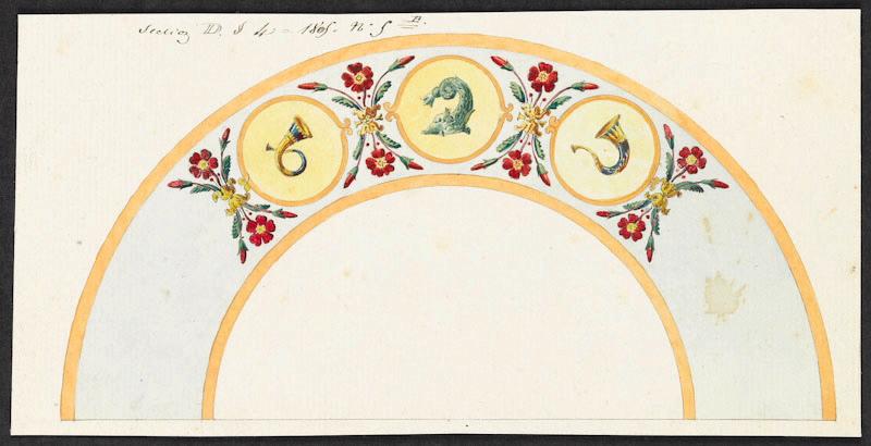 Eléments décoratifs [Soucoupe], Alexandre Théodore Brongniart, 1er quart 19e siècle