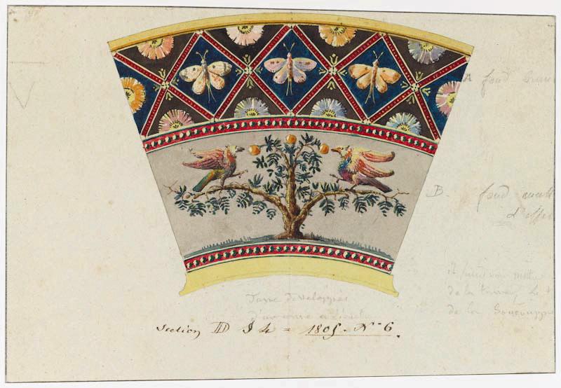 Eléments décoratifs [Frise], Alexandre Théodore Brongniart, 1er quart 19e siècle