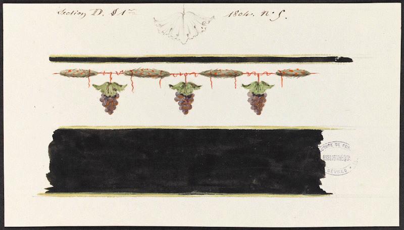 Eléments décoratifs [Frise], Manufacture de Sèvres, 4e quart 18e siècle, 1er quart 19e siècle