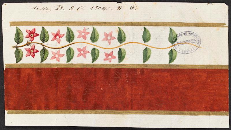 Eléments décoratifs [Frise], Manufacture de Sèvres, 4e quart 18e siècle, 1er quart 19e siècle