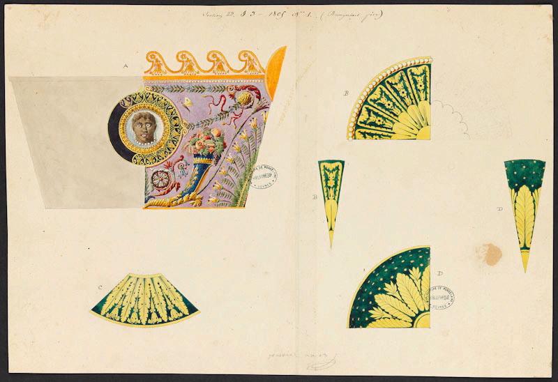 Eléments décoratifs [Pot à sucre], Alexandre Théodore Brongniart, 1805