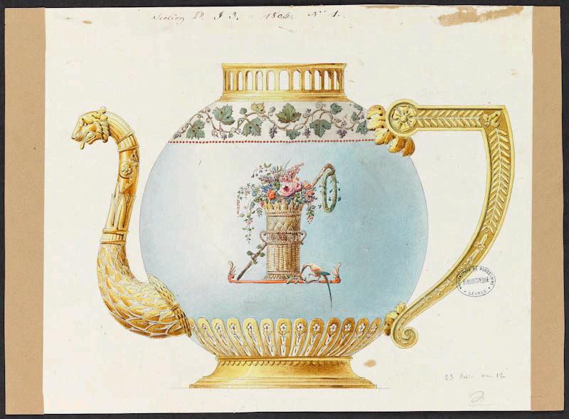 Théière, Alexandre Théodore Brongniart, 1804
