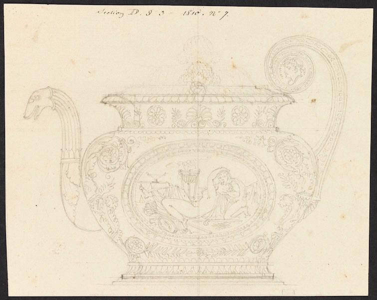 Théière, Manufacture de Sèvres, 2e moitié 18e siècle, 1ère moitié 19e siècle